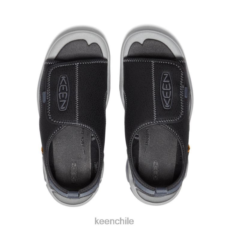 calzado KEEN Knotch River con puntera abierta negro/gris acero niños grandes J4XN6950 - Image 4