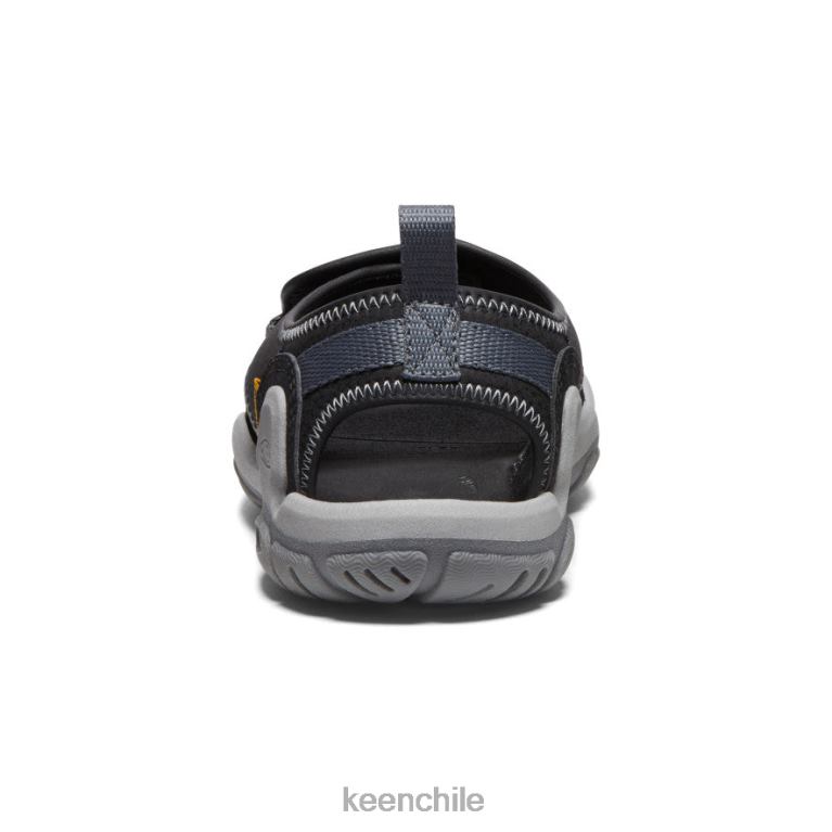 calzado KEEN Knotch River con puntera abierta negro/gris acero niños grandes J4XN6950 - Image 5