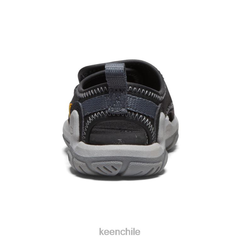 calzado KEEN Knotch River con puntera abierta negro/gris acero niños pequeños J4XN6932 - Image 5