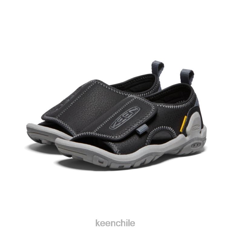 calzado KEEN Knotch River con puntera abierta negro/gris acero pequeños niños J4XN6930 - Image 2