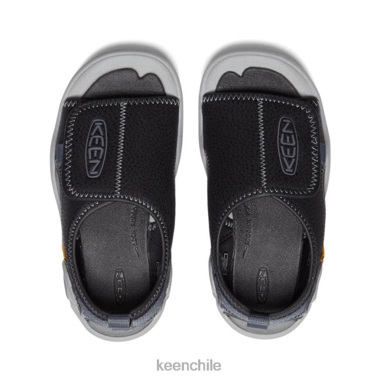 calzado KEEN Knotch River con puntera abierta negro/gris acero pequeños niños J4XN6930 - Image 4