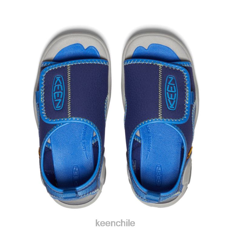 calzado KEEN Knotch River con puntera abierta profundidades brillantes de cobalto/azul pequeños niños J4XN6929 - Image 4