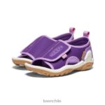 calzado KEEN Knotch River con puntera abierta tilandsia violeta/lavanda inglesa pequeños niños J4XN6931 - Image 2