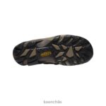 calzado KEEN Lansing bajo (puntera de acero) marrón cascada/ladrillo cocido hombres J4XN6302 - Image 4