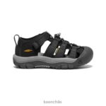 calzado KEEN newport h2 amarillo negro pequeños niños J4XN6729