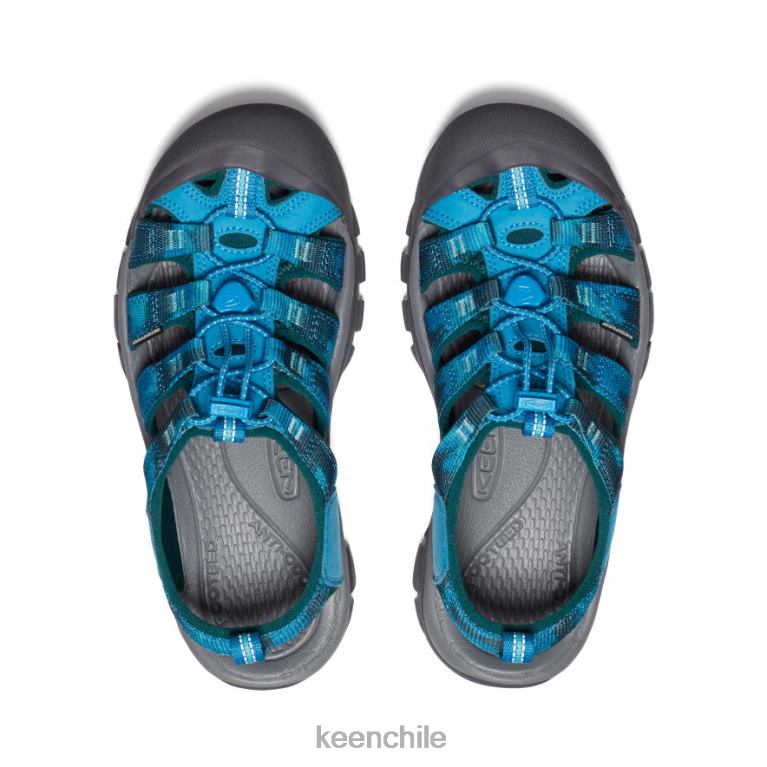 calzado KEEN newport h2 azul fiordo/teñido anudado mujer J4XN6409 - Image 4