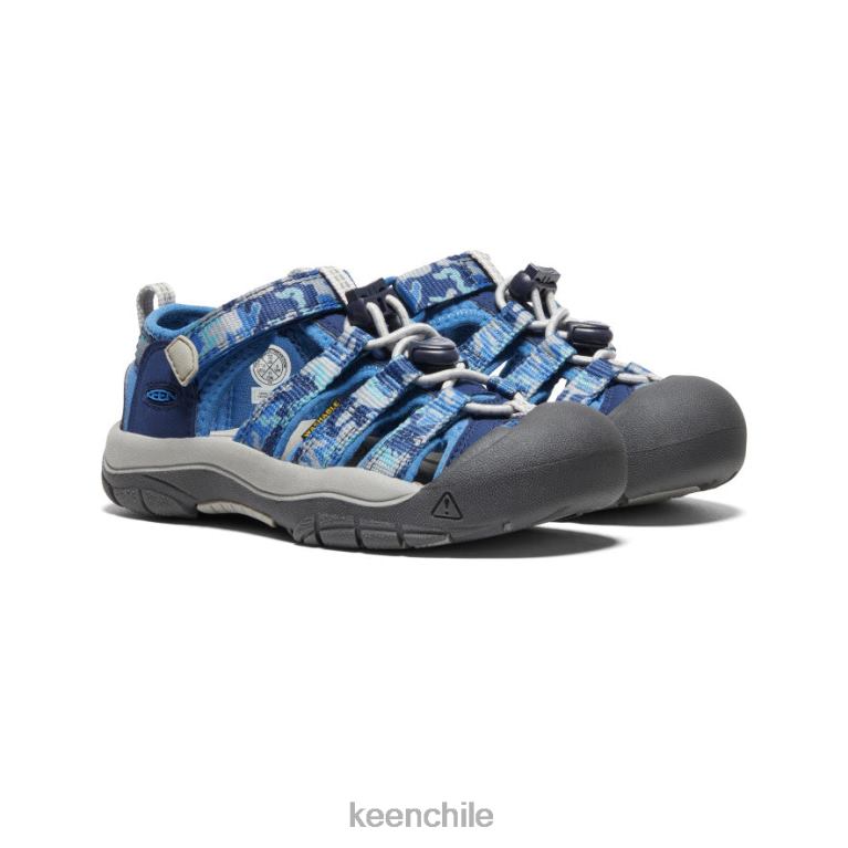 calzado KEEN newport h2 camuflaje/cobalto brillante pequeños niños J4XN6748 - Image 2