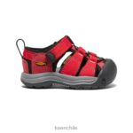calzado KEEN newport h2 cinta roja/gárgola niños pequeños J4XN6827