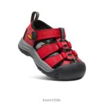 calzado KEEN newport h2 cinta roja/gárgola niños pequeños J4XN6827 - Image 3