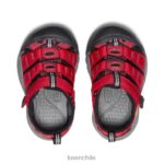 calzado KEEN newport h2 cinta roja/gárgola niños pequeños J4XN6827 - Image 4