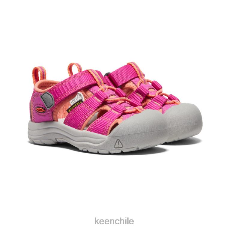 calzado KEEN newport h2 coral muy baya/fusión niños pequeños J4XN6828 - Image 2