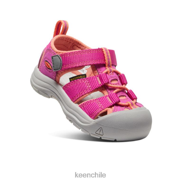 calzado KEEN newport h2 coral muy baya/fusión niños pequeños J4XN6828 - Image 3
