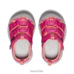 calzado KEEN newport h2 coral muy baya/fusión niños pequeños J4XN6828 - Image 4