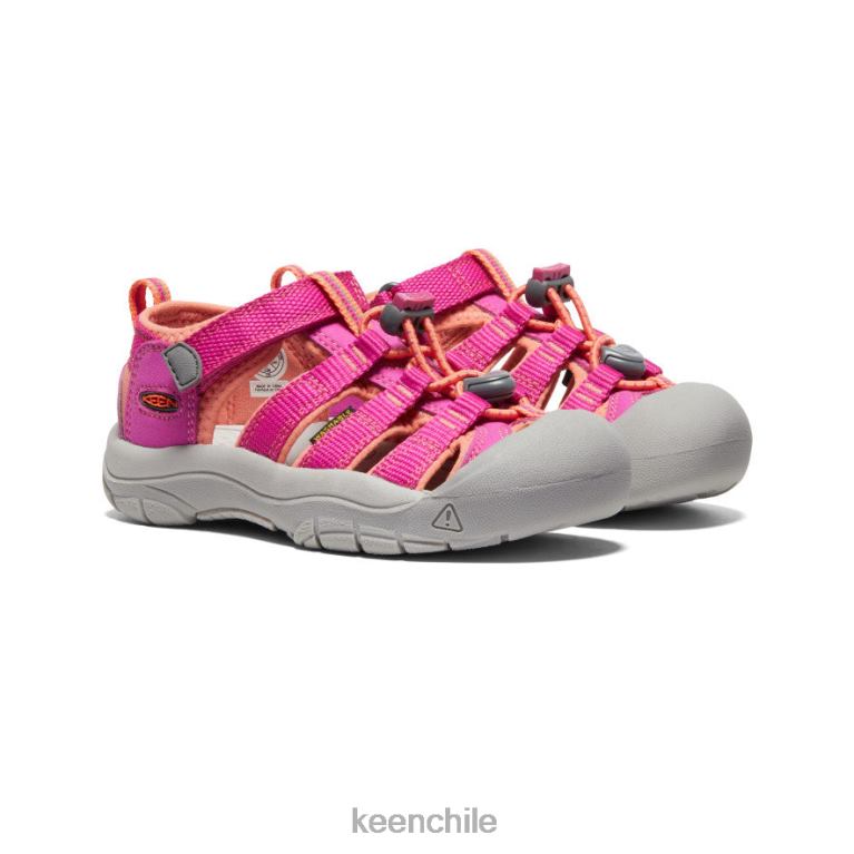 calzado KEEN newport h2 coral muy baya/fusión pequeños niños J4XN6747 - Image 2