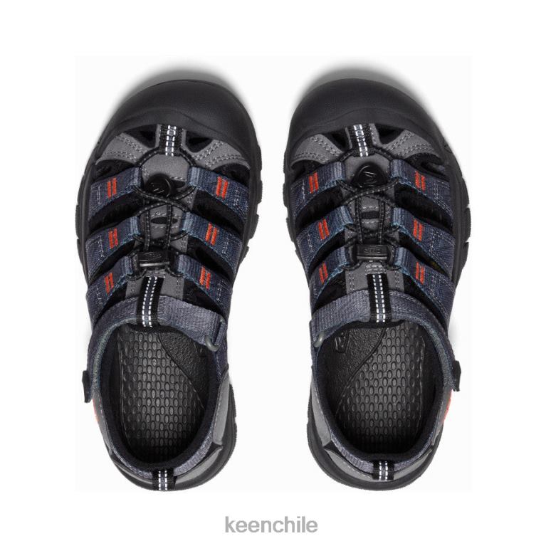 calzado KEEN newport h2 gris acero/negro niños grandes J4XN6755 - Image 4