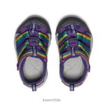 calzado KEEN newport h2 multi/tillandsia violeta niños pequeños J4XN6830 - Image 4