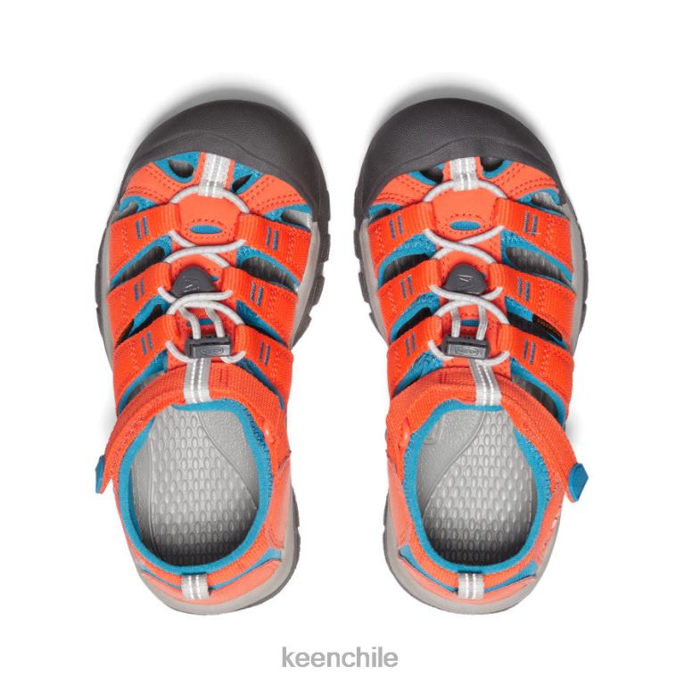 calzado KEEN newport h2 naranja seguridad/azul fiordo niños grandes J4XN6756 - Image 4