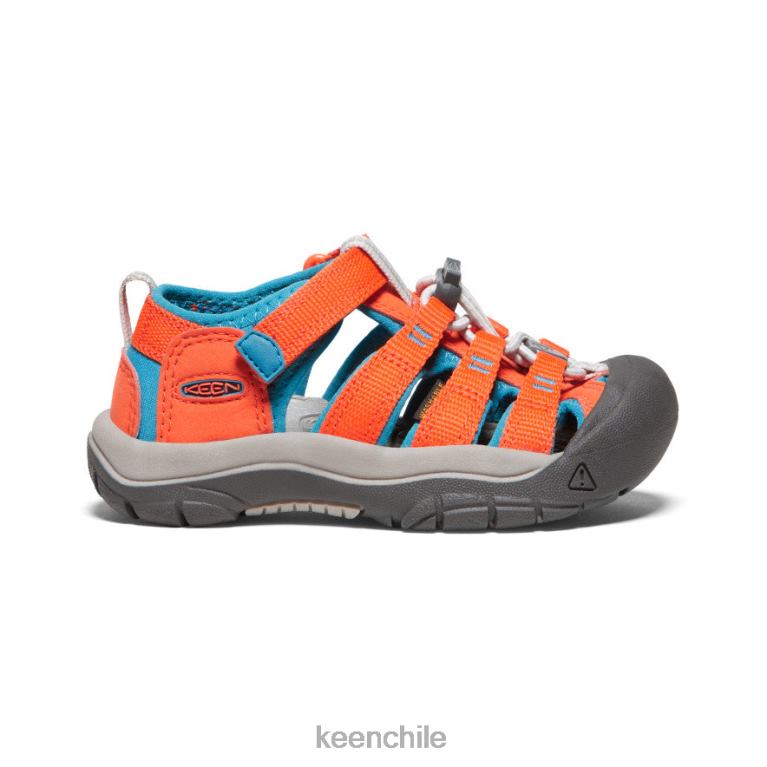 calzado_keen_newport_h2_naranja_seguridad_azul_fiordo_pequenos_ninos_j4xn6738.jpg calzado KEEN newport h2 naranja seguridad/azul fiordo pequeños niños J4XN6738 - Image 1