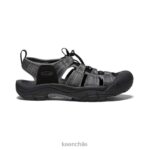 calzado KEEN newport h2 negro/gris acero hombres J4XN641