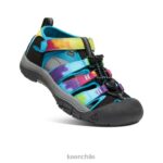 calzado KEEN newport h2 teñido anudado del arco iris niños grandes J4XN6749 - Image 3