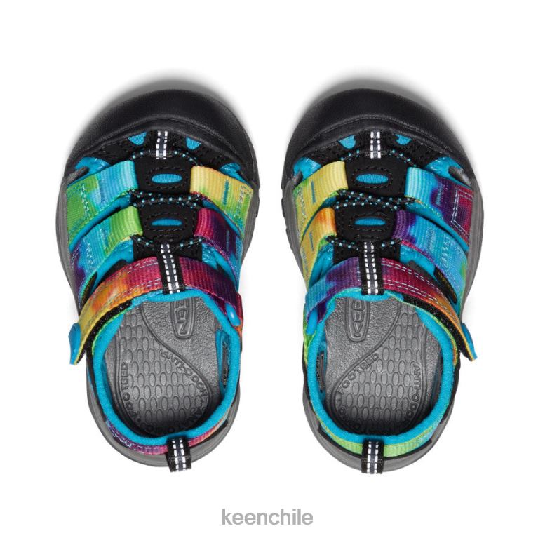 calzado KEEN newport h2 teñido anudado del arco iris niños pequeños J4XN6826 - Image 4