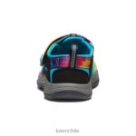 calzado KEEN newport h2 teñido anudado del arco iris niños pequeños J4XN6826 - Image 5