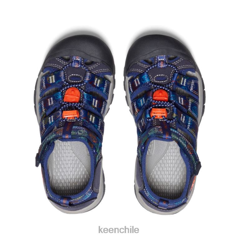 calzado KEEN newport h2 x oso ahumado oso ahumado/multi niños grandes J4XN6761 - Image 4