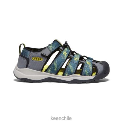 calzado KEEN newport neo h2 musgo marino/gris acero niños grandes J4XN6969