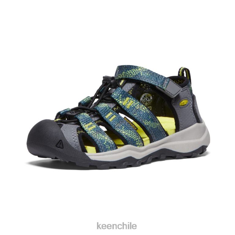 calzado KEEN newport neo h2 musgo marino/gris acero pequeños niños J4XN6839 - Image 3