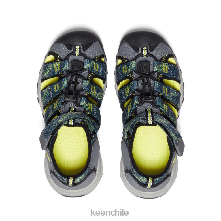 calzado KEEN newport neo h2 musgo marino/gris acero pequeños niños J4XN6839 - Image 4