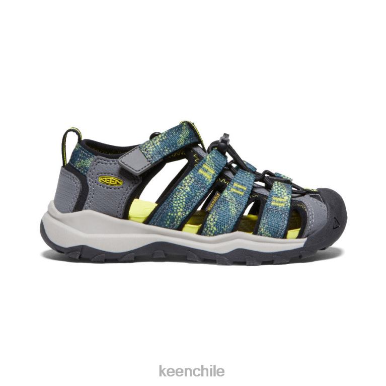 calzado KEEN newport neo h2 musgo marino/gris acero pequeños niños J4XN6839 - Image 1