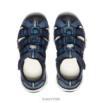 calzado KEEN newport neo h2 noches azules/azul brillante pequeños niños J4XN6838 - Image 4