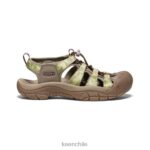 calzado KEEN newport retro x oso ahumado oso ahumado/estragón mujer J4XN6499