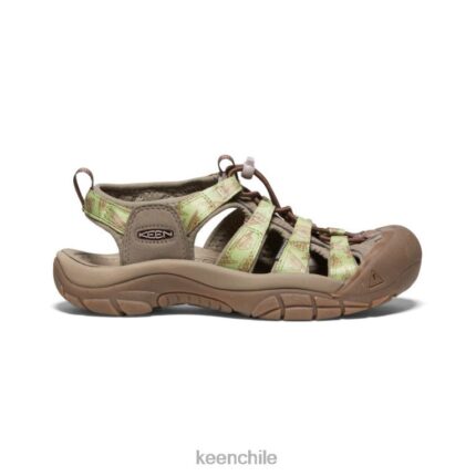 calzado KEEN newport retro x oso ahumado oso ahumado/estragón mujer J4XN6499