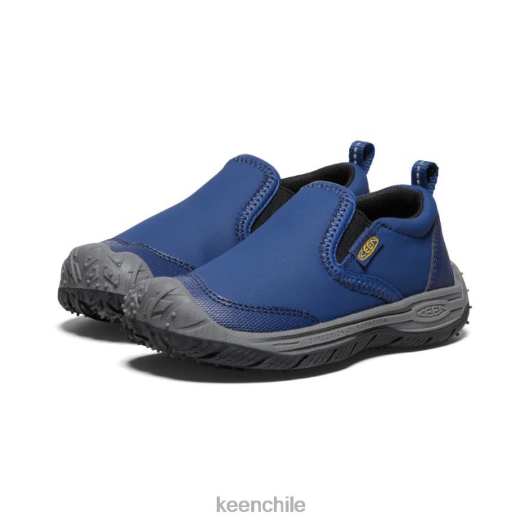 calzado KEEN perro de velocidad sin cordones profundidades azules/negro pequeños niños J4XN6713 - Image 2