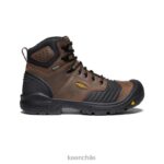 calzado KEEN portland 6" tierra oscura/negro hombres J4XN6303
