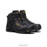 calzado KEEN querido nacido 6" negro/gris acero hombres J4XN6365 - Image 2