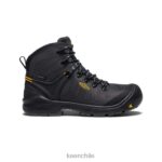 calzado KEEN querido nacido 6" negro/gris acero hombres J4XN6365