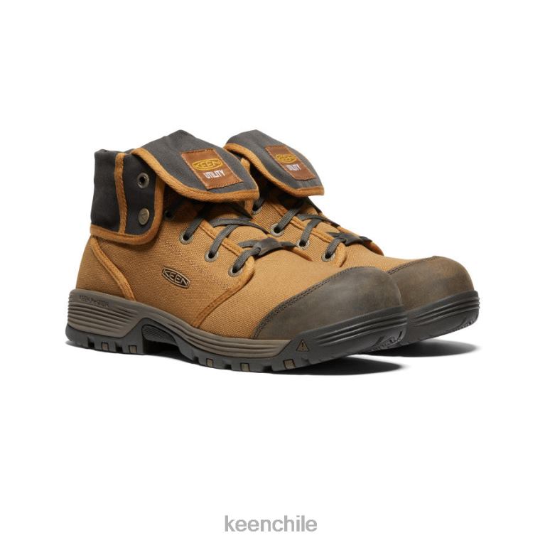 calzado KEEN roswell mid (puntera de fibra de carbono) almendra/oliva negra hombres J4XN6281 - Image 2