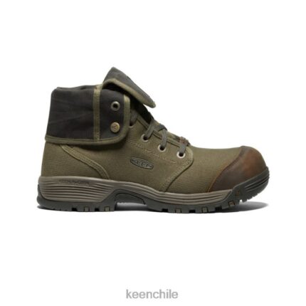 calzado KEEN roswell mid (puntera de fibra de carbono) oliva militar/oliva negro hombres J4XN6282