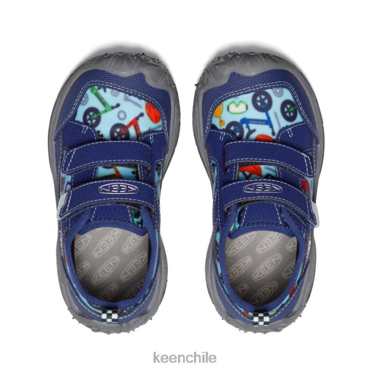 calzado KEEN sabueso de velocidad profundidades azules/negro pequeños niños J4XN6812 - Image 4