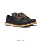 calzado KEEN san jose oxford (puntera de aluminio) negro/blanco roto hombres J4XN6299 - Image 2