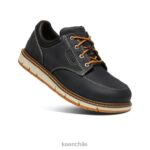 calzado KEEN san jose oxford (puntera de aluminio) negro/blanco roto hombres J4XN6299 - Image 3