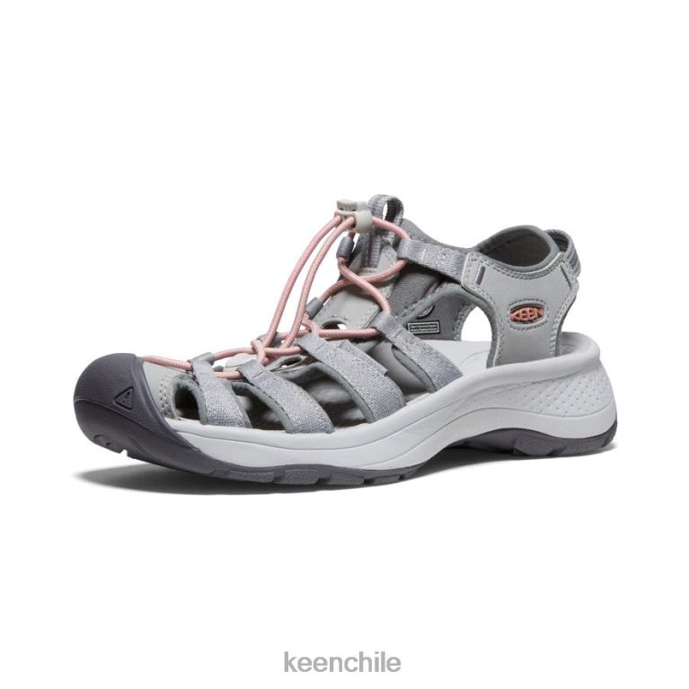 calzado KEEN sandalia astoria oeste gris/coral mujer J4XN6549 - Image 3