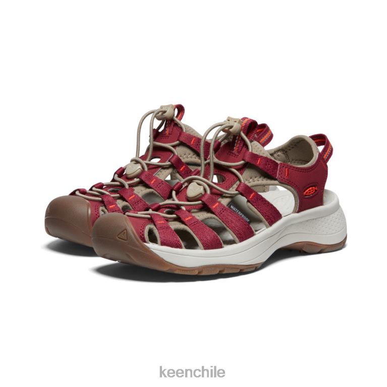 calzado KEEN sandalia astoria oeste merlot/ibis escarlata mujer J4XN6552 - Image 2