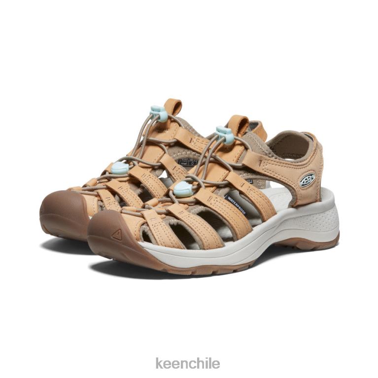calzado KEEN sandalia astoria west de piel gama/vidrio azul mujer J4XN6616 - Image 2