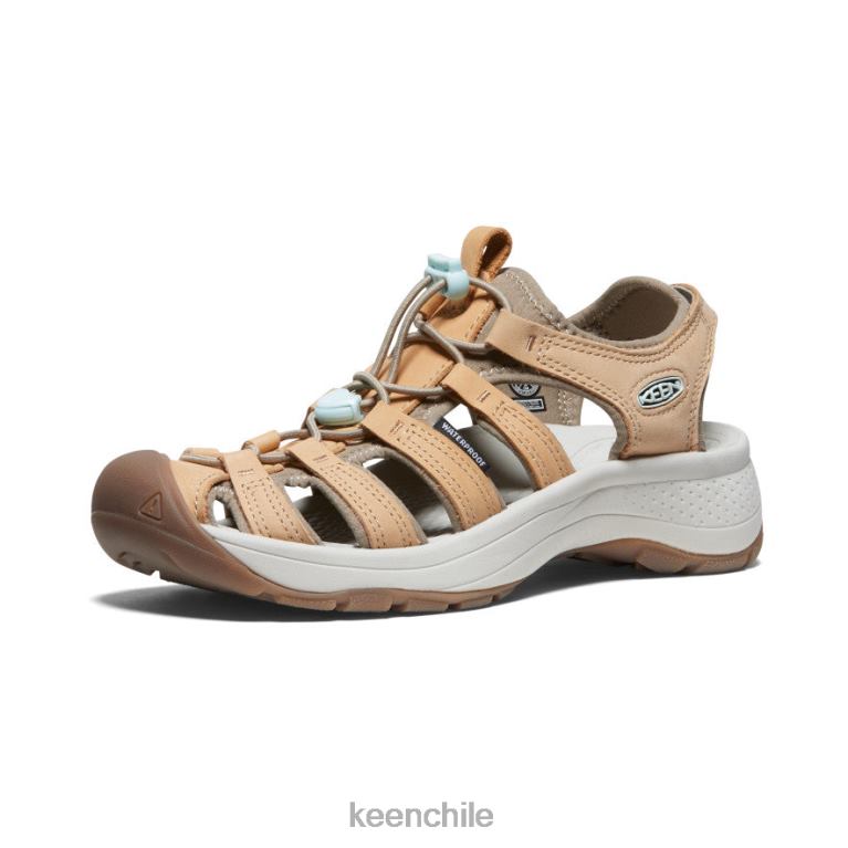calzado KEEN sandalia astoria west de piel gama/vidrio azul mujer J4XN6616 - Image 3