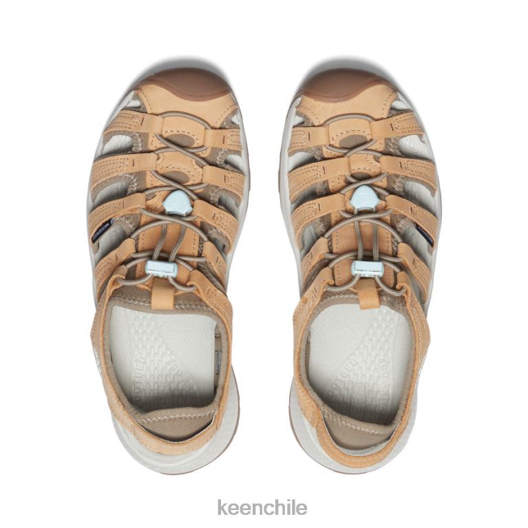 calzado KEEN sandalia astoria west de piel gama/vidrio azul mujer J4XN6616 - Image 4