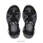 calzado KEEN sandalia barranco h2 negro/rosa amanecer mujer J4XN6650 - Image 4