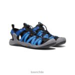 calzado KEEN sandalia drift creek h2 gris acero/azul brillante hombres J4XN6112 - Image 2